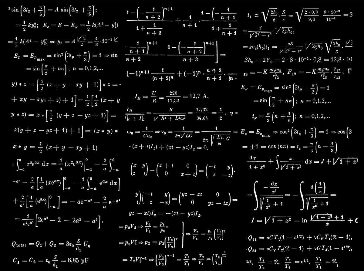 Darstellung mathematischer Formeln mit LaTeX (eine Zusammenfassung)