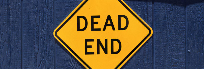 street sign "dead end"
