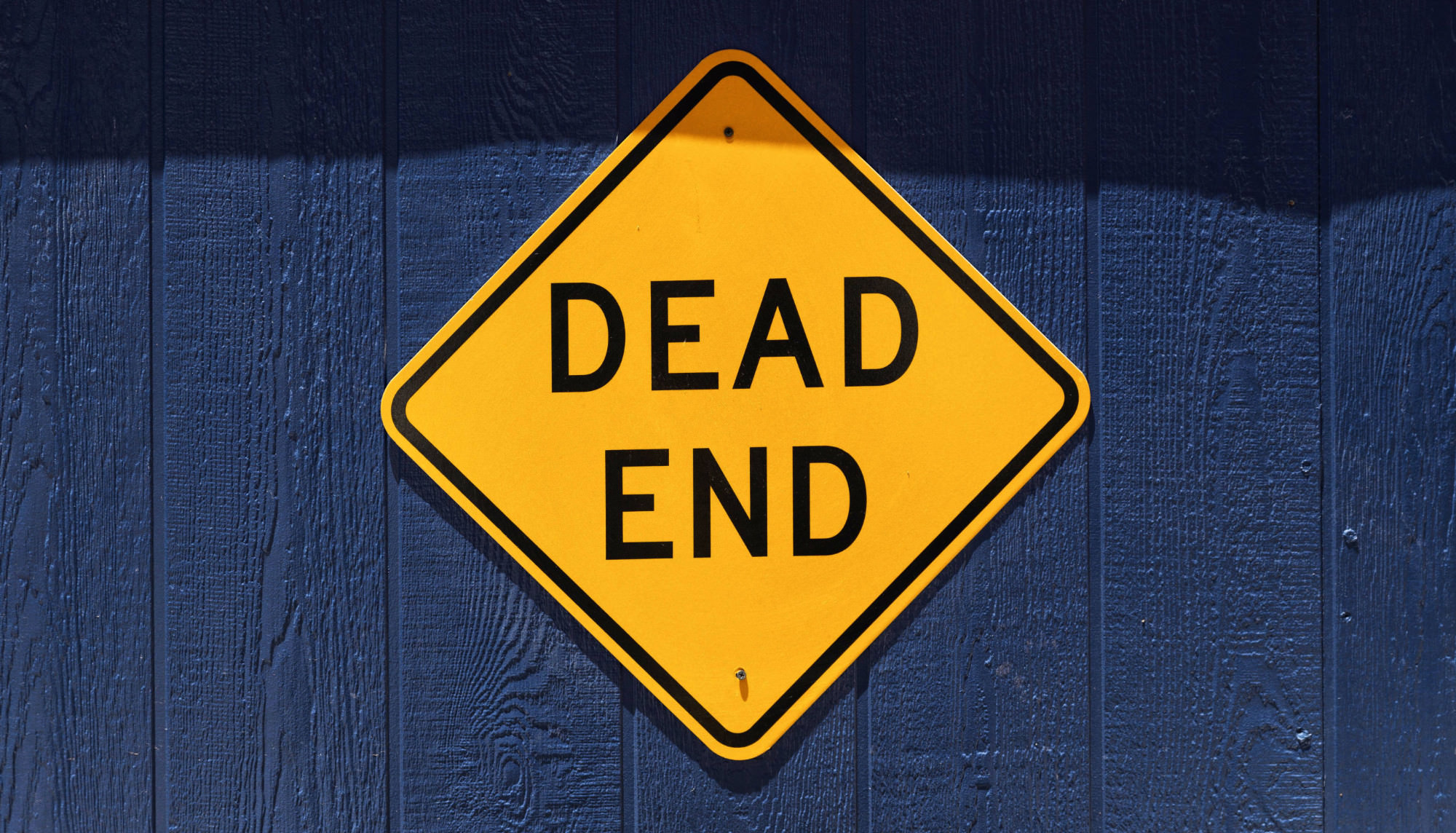 street sign "dead end"