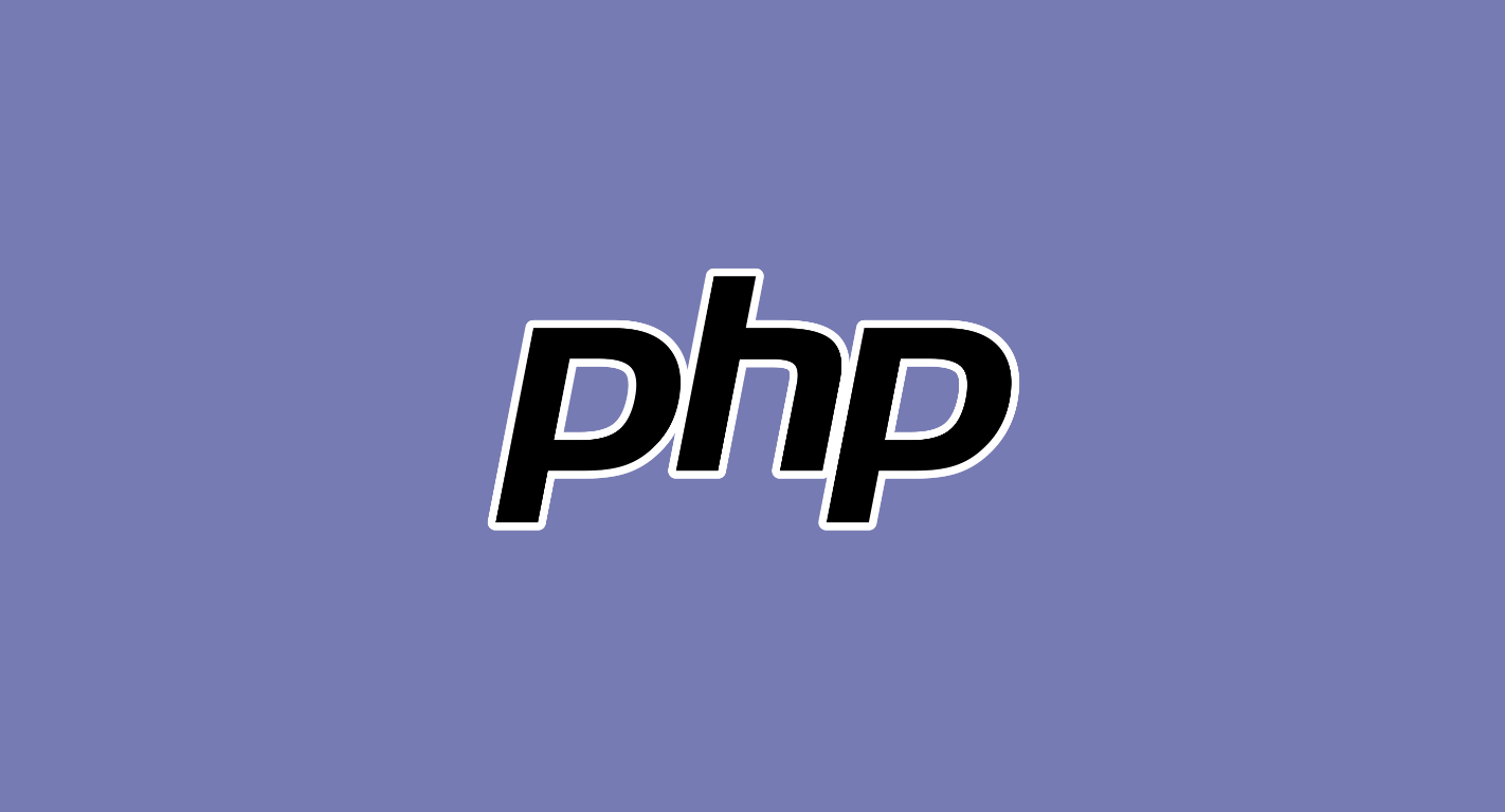 php logo on purple background